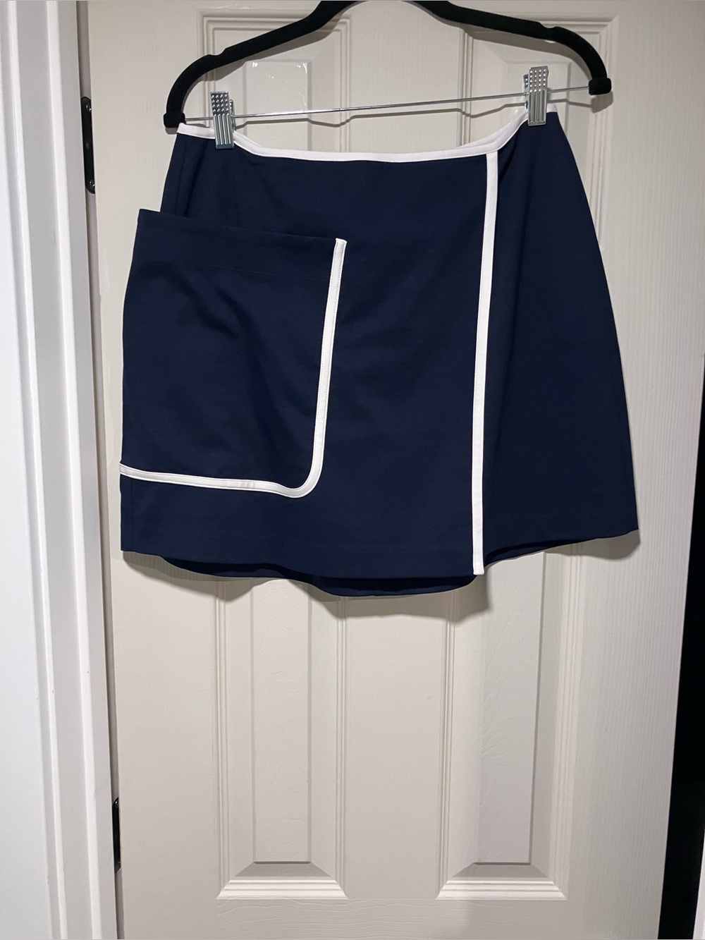 CAbi Navy Skort with White Trim